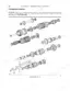 New Holland LM415A, LM425A, LM435A, LM445A exploded view of 4x4 power shuttle transmission overhaul components.