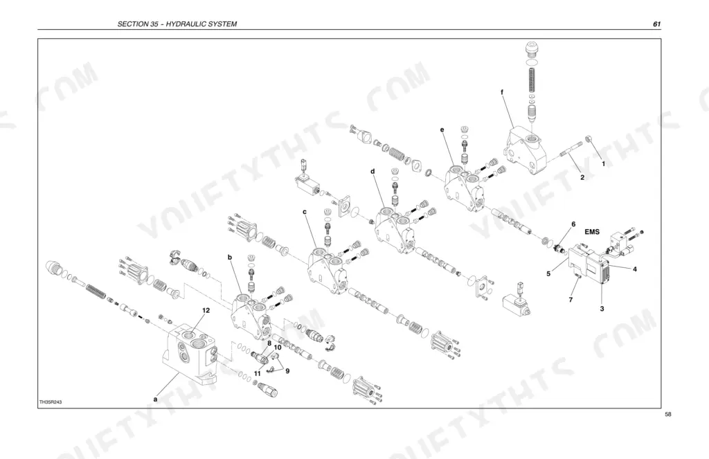 New Holland LM5040, LM5060, LM5080 Telehandlers Repair Manual PDF