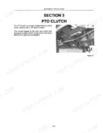 new-holland-ls-to-55-yard-tractor-service-manual-40002551-procedures-15.webp New Holland LS 25, LS 35, LS 45, LS 55 service manual page showing PTO clutch single sheave assembly diagram.