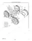 New Holland LS140, LS150 exploded view of hydrostatic drive system, chains, sprockets, and axle assemblies.
