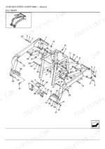 new-holland-ls180-skid-steer-loader-parts-catalog-boom-parts-240.webp New Holland LS180, LS180 SKID STEER LOADER exploded view diagram of the boom assembly and mounting hardware components.