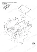 new-holland-ls180-skid-steer-loader-parts-catalog-chassis-parts-354.webp New Holland LS180, LS180 SKID STEER LOADER exploded view diagram of the main chassis frame and cover plates.