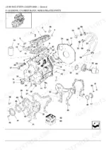 new-holland-ls180-skid-steer-loader-parts-catalog-engine-parts-29.webp New Holland LS180, LS180 SKID STEER LOADER exploded view of engine cylinder block, head, and related components.