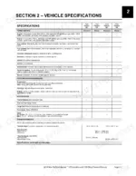 new-holland-rustler-to-diesel-utility-vehicle-service-manual-specs-19.webp New Holland Rustler 125 Gasoline, 120 Diesel service manual vehicle specifications table for engine, chassis, and dimensions.