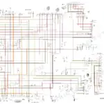 New Holland SP.240R, SP.275R, Guardian SP.240R, Guardian SP.275R electrical schematic page 1 showing main chassis harness wiring.