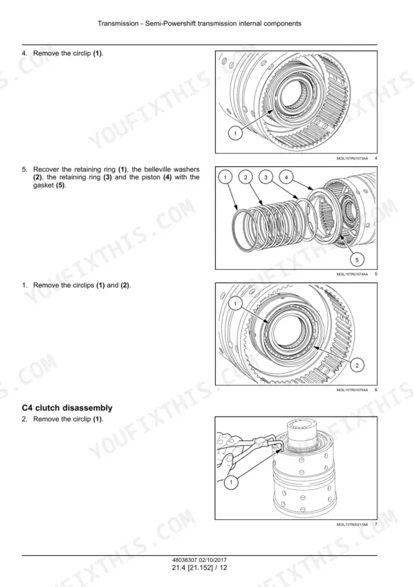 New Holland T5.100 Electro Command service manual