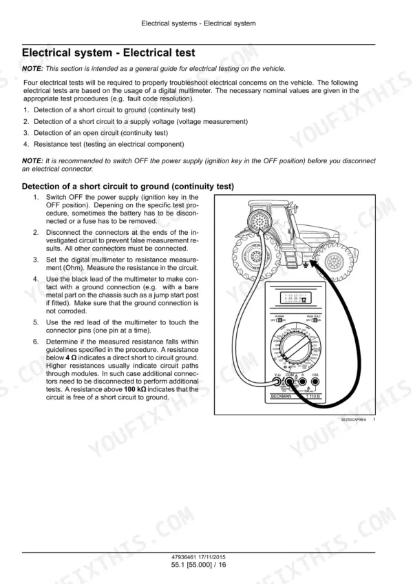 New Holland T7.175 service manual
