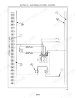 New Holland TB100, TB110, TB120, TB120 Mudder safety start circuit wiring diagram with relay K5 and switches S12, S13.