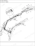 new-holland-tb110-to-7511-tractor-and-loader-parts-catalog-hydraulic-parts-310.webp New Holland TB110, 32LA, 33LA, 46LB, 52LA, 7210, 7310, 7312, 7314, 7511, TB110 4 CYL AG exploded view of loader hydraulics.