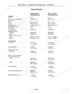 new-holland-tc29d-tc33d-tractor-repair-manual-87036760-specs-33.webp New Holland TC29D, TC33D engine specifications and fluid capacity table for hydrostatic and gear models.