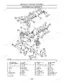 New Holland TC31DA, TC34DA exploded view of SuperSteer front axle components, housing, and steering cylinders.