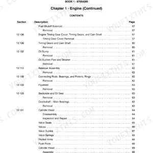 New Holland TC35A, TC45DA Repair Manual - Page 1