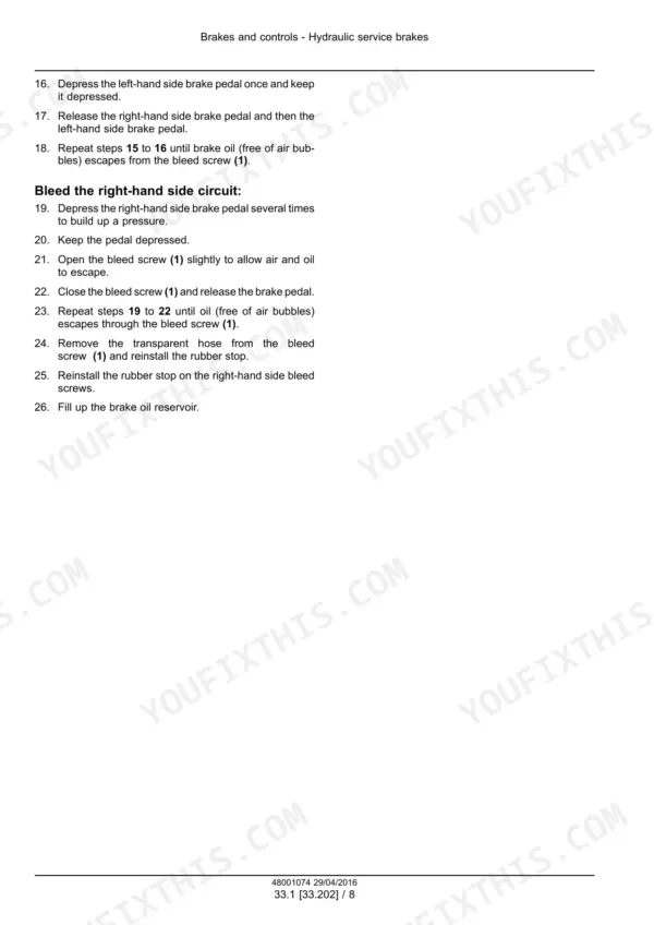 New Holland TC5.80 service manual