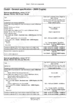 New Holland TD5.100, TD5.110, TD5.65, TD5.75, TD5.80, TD5.90 clutch general specifications and plate thickness table.