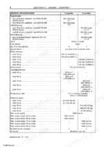 new-holland-td55d-to-td95d-tractors-repair-manual-603-54-411-00-specs-41.webp New Holland TD55D, TD65D, TD75D, TD85D, TD95D engine general specifications table for 3-cylinder and 4-cylinder models.