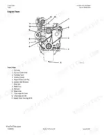 new-holland-tg210-tg230-tg255-tg285-repair-manual-tractor-engine-600-4.webp Engine front view with numbered component call-outs, 8.3 litre 24 valve
