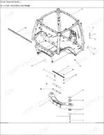 new-holland-tg210-to-tg285-tractor-parts-catalog-cab-parts-406-1.webp New Holland TG210, TG230, TG255, TG285 exploded view of cab mounting and frame components with numbered parts list.