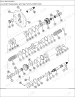 new-holland-tg210-to-tg285-tractor-parts-catalog-drivetrain-parts-230.webp New Holland TG210, TG230, TG255, TG285 exploded view of speed transmission input shaft without creep speed.