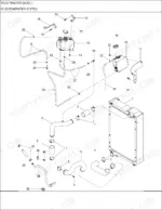 new-holland-tg210-to-tg285-tractor-parts-catalog-hydraulic-parts-12.webp New Holland TG210, TG230, TG255, TG285 exploded view diagram of the engine cooling system deaeration components.