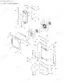 New Holland TG285 exploded view diagram of the radiator, cooling fan, and fan shroud assembly components.