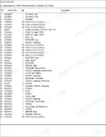 new-holland-tj325-tractor-parts-catalog-drivetrain-parts-234.webp New Holland TJ325 manual shift transmission parts list for covers and yokes, including shims, housings, and retainers.
