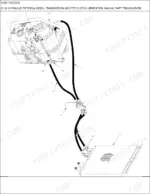 new-holland-tj450-tractor-parts-catalog-hydraulic-parts-8.webp New Holland TJ450 hydraulic diagram for manual shift transmission and PTO clutch lubrication system components.