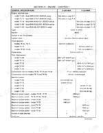 new-holland-tk76-tk85-tk85m-tractor-repair-manual-86637917-specs-12.webp New Holland TK76, TK85, TK85M, TK65, TK75, TK95 engine general specifications table for 3 and 4 cylinder models.