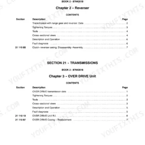 New Holland TL70, TL80, TL90, TL100 Repair Manual - Page 1