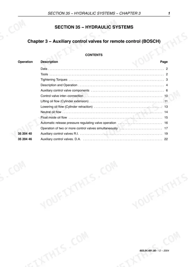 New Holland TL70A service manual