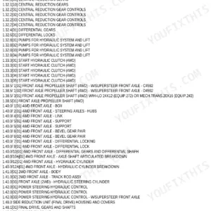New Holland TM115 Parts Catalog - Page 1