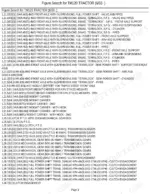 New Holland TM120 Parts Catalog - Page 1