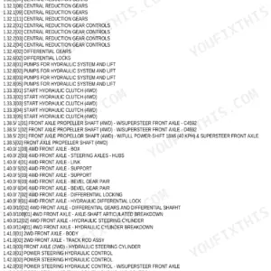 New Holland TM150 Parts Catalog - Page 1