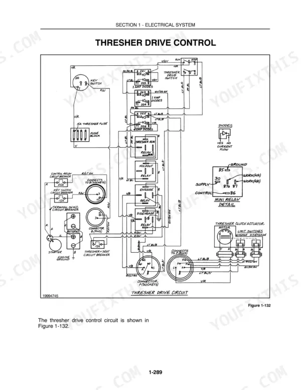 New Holland TR89 repair manual