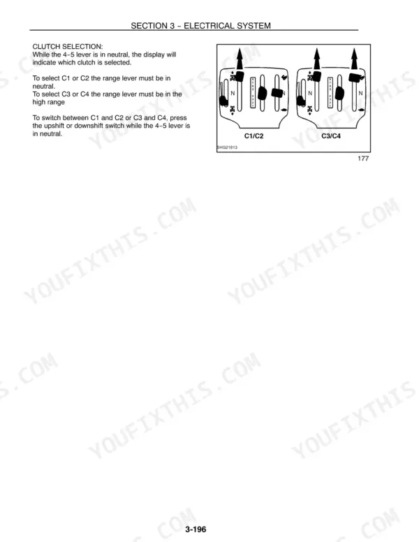 New Holland TS90 repair manual