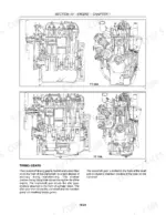 new-holland-tt60a-tt75a-tractors-repair-manual-84154805-exploded-view-91.webp New Holland TT60A, TT75A engine cross-section diagrams showing timing gear components and assembly procedures.