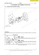 new-holland-w50-to-w80-wheel-loader-workshop-manual-604-13-577-english-procedures-157-1.webp New Holland W50, W60, W70, W80, W50-W60, W70-W80: Exploded view and disassembly procedure for rear axle hydraulic motor group.