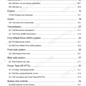 New Holland Workmaster 55, Workmaster 65 Service Manual - Page 1