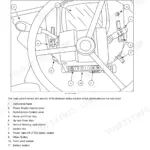 New Holland Workmaster 55, 65, 75 instrument console controls diagram showing steering wheel, levers, and switches.