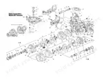 New Holland YT12.5, YT14, YT16, YT16H, YT18H, 09GN-2155, 9607430, 9801250, 9809209, 09GN-2151, 09GN-2152, 09GN-2153, 9607431, 9800686, 09GN-2198, 09GN-2199, 9607432, 9607481, 9800687, 9607482, 9800688, YT16 H, YT18 H, 09GN-2154, Yard Tractor, 16 H.P. Yard Tractor (Gear Drive), YT 16 Gear Drive: Exploded view diagram of Eaton Model 850 transaxle components.