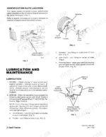 New Holland YT12.5-YT18H manual: ID plate location, front axle lubrication points, and steering gear maintenance diagrams.
