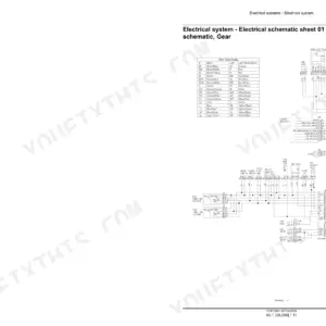 New Holland Boomer 40 and 50 complete tractor electrical schematic with wire colour codes.