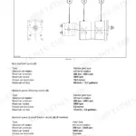 New Holland CX5080 to CX6090 variable displacement pump general specification table.