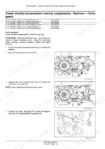 New Holland T4.55 to T4.75 power shuttle transmission internal components.