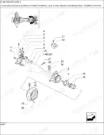 nh-tl100-parts-catalog-v2-page-450.webp New Holland TL100 electrohydraulic front differential lock parts drawing.