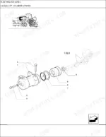 nh-tl100-parts-catalog-v2-page-700.webp New Holland TL100 exploded parts drawing of the hydraulic lift cylinder and piston.