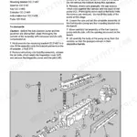Perkins 3012, CV12 fuel injection pump dismantling procedure and exploded view diagram of pump components.