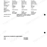 Perkins 4.135, 4.154, 4.182 engine technical data table including bore, stroke, compression ratio, and dry engine weights.