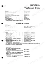 perkins-6-354-to-6-372-diesel-engines-workshop-manual-601ser03881o80-specs-13.webp Perkins 6.354, T6.354, 6.3542, 6.372 technical data table showing engine specifications, power ratings, and engine weights.