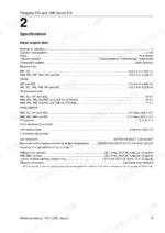 perkins-peregrine-edi-diesel-engine-repair-manual-tpd-1353e-specs-21.webp Perkins Peregrine EDi and 1300 Series EDi basic engine data specifications table including bore, stroke, and oil capacity.