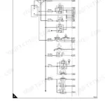 Perkins Peregrine EDi and 1300 Series EDi wiring diagram A showing ECM connections, relays, fuses, and ignition switch.